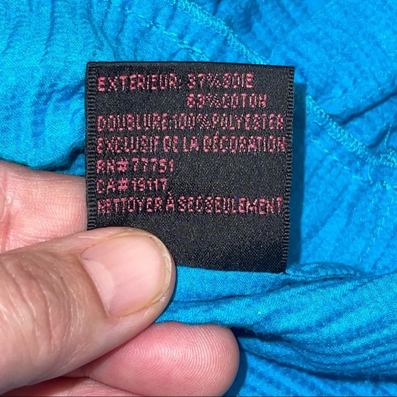 Vintage Betsey Johnson Blue Silk Blend Ruffle Tiered Dress Baby Doll - Picture 13 of 17